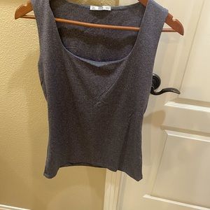 Zara basic sleeveless stretchy top